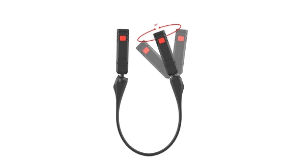 500LM High/ Rechargeable LED Neck Light com alerta de luz diurna de temperatura de cor de 6000K