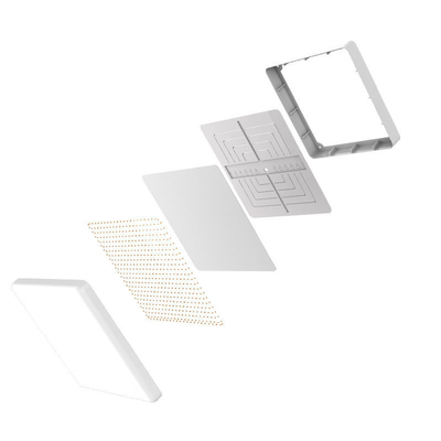 18w quadrado LED teto painel de luz casa com CRI Ra 80 e material ecológico