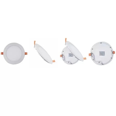 Lâmpada de painel LED de alta eficiência luminosa 3W-24W para montagem em recessos/superfície em branco