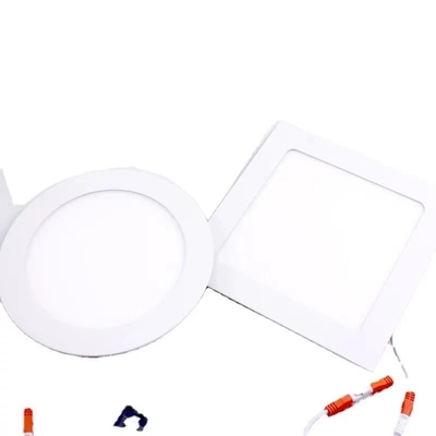 Tempo de vida útil 15000 AC 85-265V 6W 12W 18W 24W Slim Round e Quadrado LED Panel Light