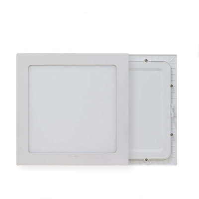 IP20 Classificado Alumínio Quadrado 12 Watt Recessed Led Panel Light Housing para o desempenho