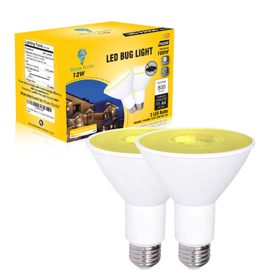 12W 100W Dimmable Waterproof E26 3000K Quente Branco LED lâmpada de inundação PAR30 Controlador de botão