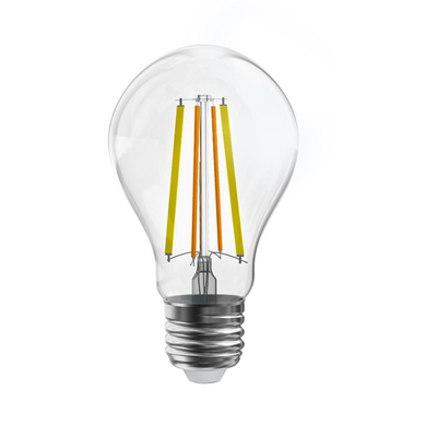 2024 Design Home Iluminação LED E27 Retro Filament Bulb com 80-90 CRI material de vidro
