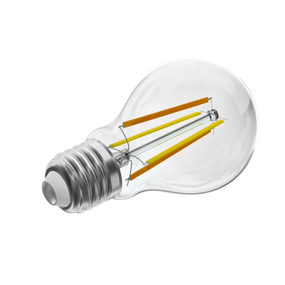 2024 Design Home Iluminação LED E27 Retro Filament Bulb com 80-90 CRI material de vidro