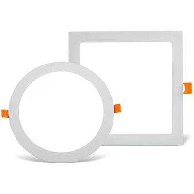 Luz de painel LED Quadrado Redondo 3W 6W 9W 12W 28W 24W Luz de teto 15000 Horas de vida útil