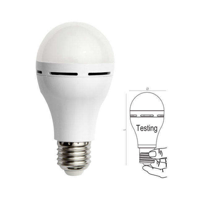 Lâmpada recarregável de 7w E27 B22 LED para iluminação de emergência em alerta de luz diurna de 6000K