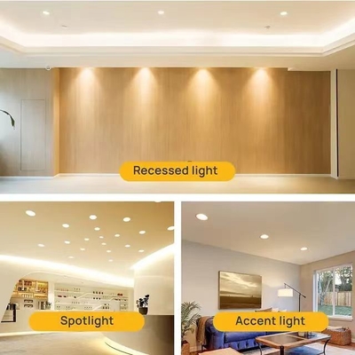 4W5W6W SMD2835 2200K a 2700K 36 graus GU10 LED Spot Light com eficiência de 100lm/w