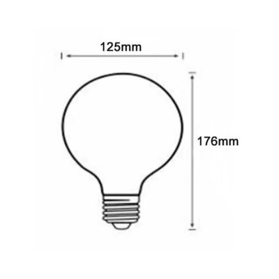 lâmpada de filamentos LED inteligentes de interior com luz RGB e controle Bluetooth sem fio
