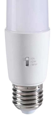 Plástico 8W12W lâmpada de iluminação lâmpada em forma de T 3CCT 3000K/4500K/6000K 36000 horas de vida útil