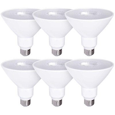 Potência 6 Contagem Branco Frio E26 5000K Luz de Inundação LED lâmpada de iluminação exterior