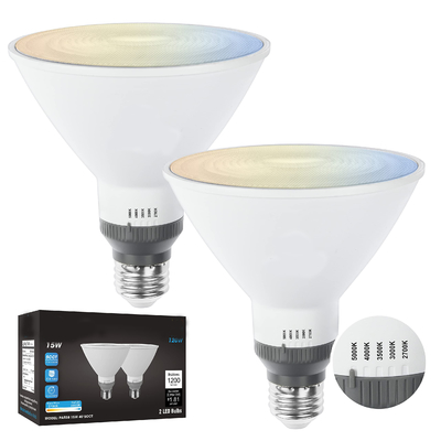 Potência 6 Contagem Branco Frio E26 5000K Luz de Inundação LED lâmpada de iluminação exterior