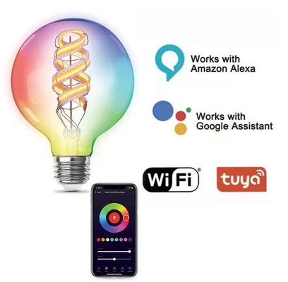 Bluetooth sem fio TUYA APP Bulbo LED de controle para mudança de cor e atenuação da luz