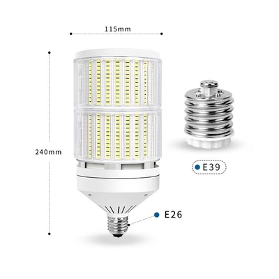 E27 E14 B22 E39 E40 Lâmpada de Armazém 100lm/w lâmpada de milho LED com alta eficiência luminosa