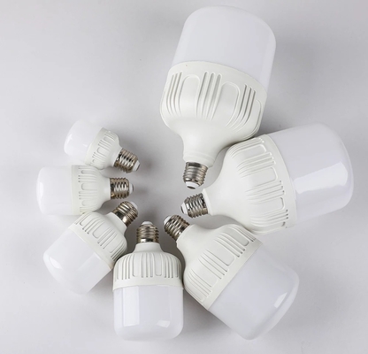 lâmpadas LED de forma T de 30w 50w com eficiência luminosa de 100lm/w e fonte de alimentação AC