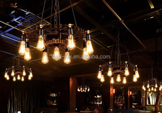 Fornecimento de energia AC LED Filamento ST58 ST64 lâmpada para iluminação doméstica de poupança de energia personalizada