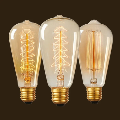 3000K 7W 800LM Dim LED Filament Bulb E27 Tipo de base para vida útil de 30000 horas
