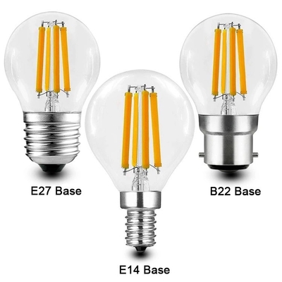 ETL C35 E11 Globo lâmpada de filamento LED 4W 120C Dimmable para iluminação e circuitos de design