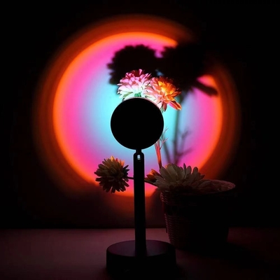 Lâmpadas de mesa de rotação de 90 graus Projeção de arco-íris Luz LED para requisitos do cliente
