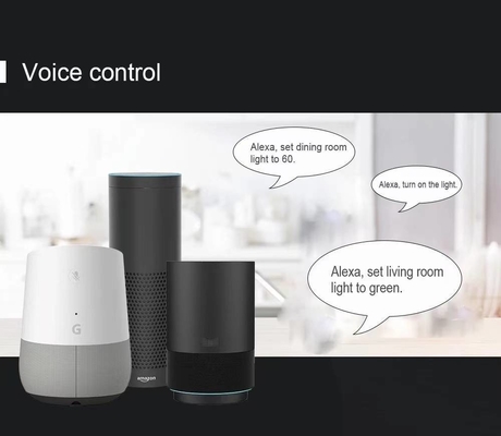 CE UKCA Certificado 5W 120D Smart Wifi APP Controle de voz GU10/MR16 LED Spot Light Hotel