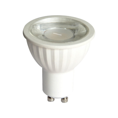 Lâmpadas de refletores LED de alumínio de plástico GU10 para iluminação interna branca