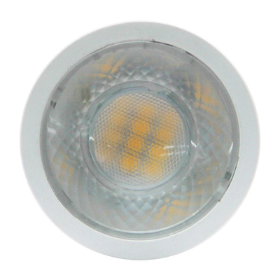 Lâmpadas de refletores LED de alumínio de plástico GU10 para iluminação interna branca