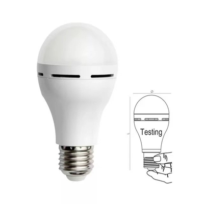 7W/10W LED lâmpadas recarregáveis de emergência E27/B22 com suporte de brilho ajustável