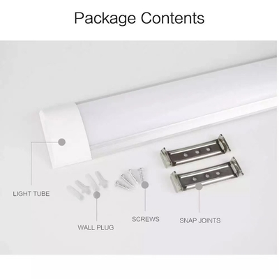 AC 85-265V 9W/18W/27W/36W/45W LED Batten Light com 0,2kg de peso do produto