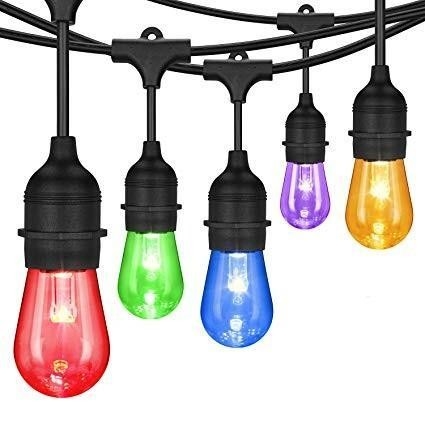 Decoração Rgb S14 Led Holiday String Light Para LED multicolor Frequência 50Hz/60Hz