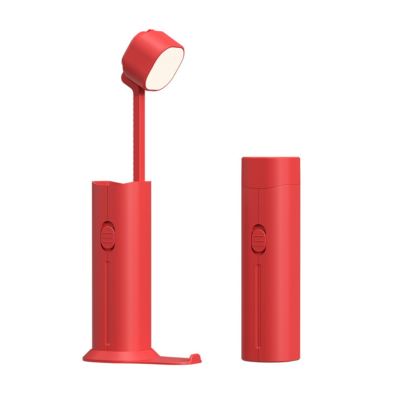1200/5000mAH Bateria recarregável Cor Vermelha USB LED Lâmpada de Mesa de Proteção Ocular Potente