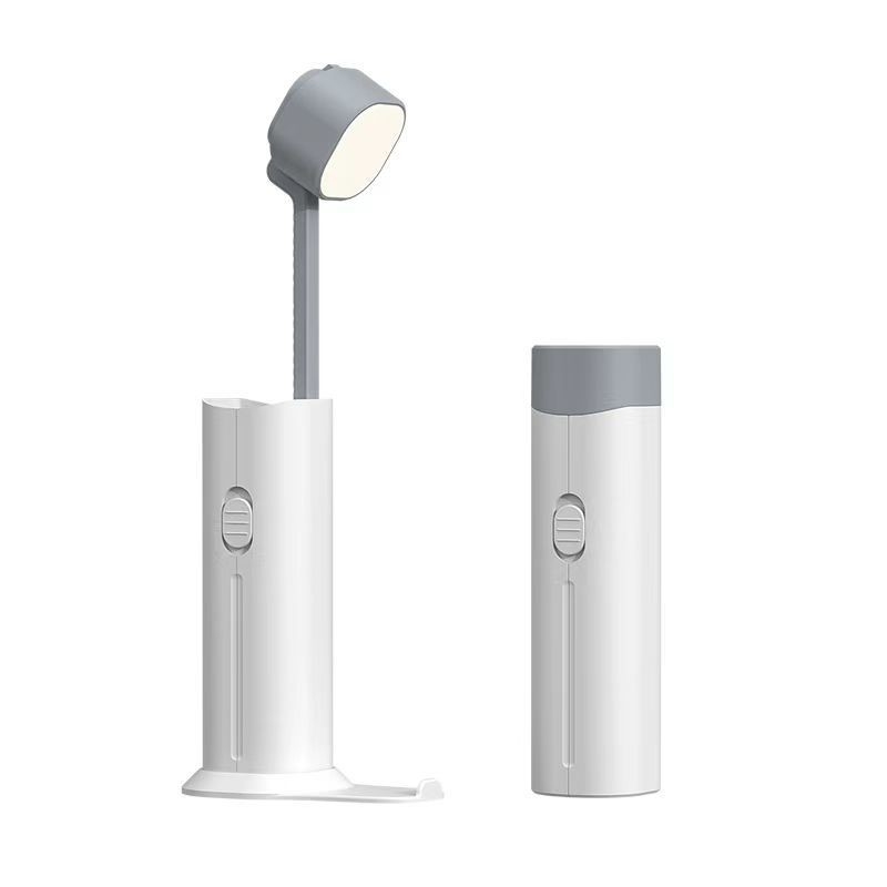 Lâmpada de mesa de proteção ocular USB LED com tocha e bateria recarregável