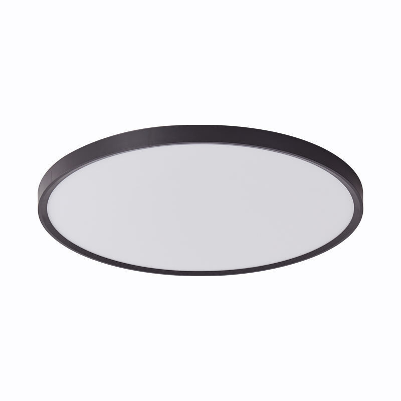 Material de base ABS Luz de teto LED para sala de estar do hotel 24w Slim Flush Mount Dimmable