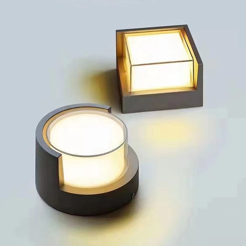 Temperatura de cor 5000K Luz de parede LED Smart IP65 Material de PC externo para jardim de festa
