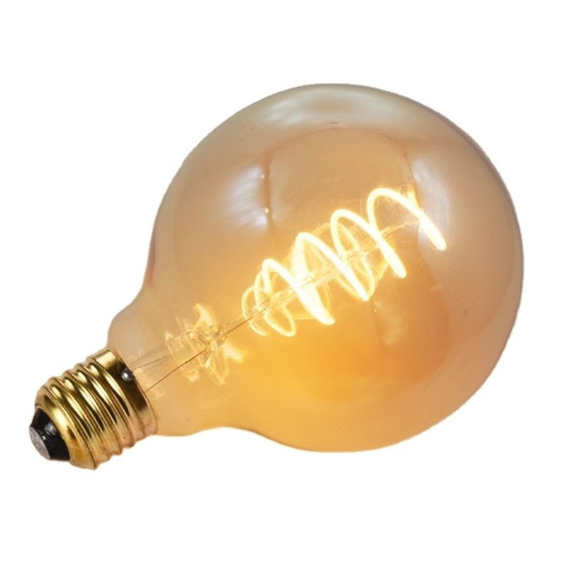 lâmpada de filamentos de LED lâmpada de carta de família feliz 0.2kg única espiral LED luz decorativa