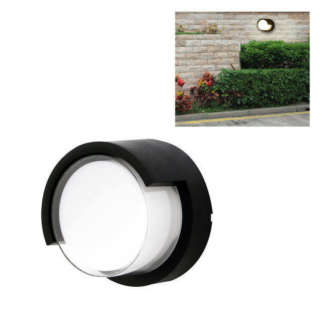 Lâmpada de parede exterior de divisória de plástico IP65 de 15 W para iluminação exterior