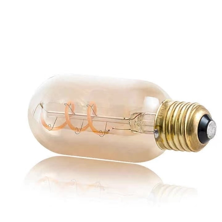 Lâmpada LED flexível e suave T45 Lâmpada de filamento reto 2- para uso residencial