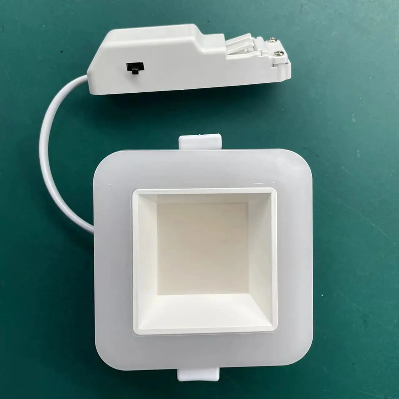 3 passos Dimmable Muare Recesseini Sqd Track Lava-parede Lâmpadas para iluminação interior
