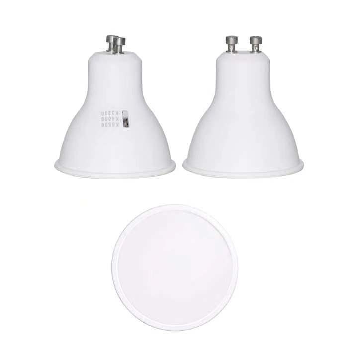 6W GU10 lâmpadas LED com ângulo de raio de 120 graus e 30000 horas de trabalho