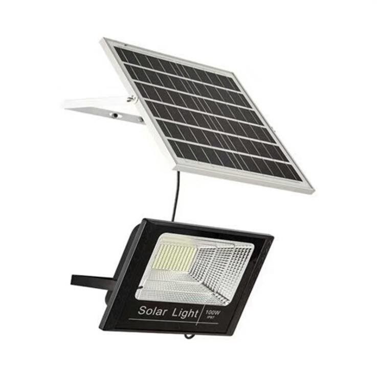 10w 20w 30w 40w 50w 60w 100w 120w 200w Lâmpada de inundação led solar para iluminação exterior