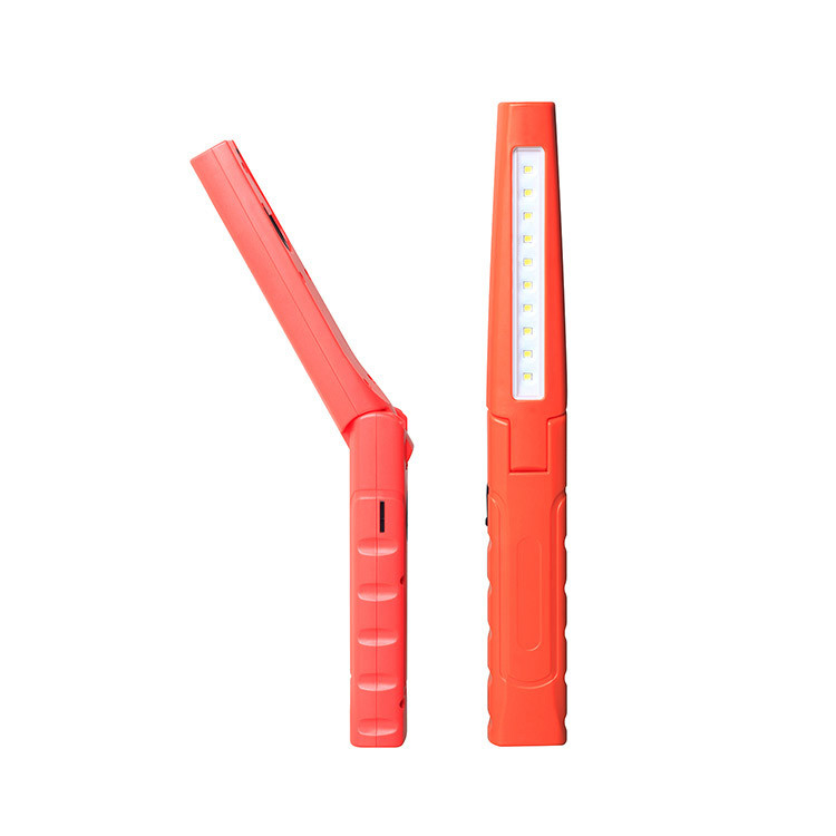 USB recarregável 7W GREEN Magnetic LED Work Light com suporte dimmer e COLOR GREEN