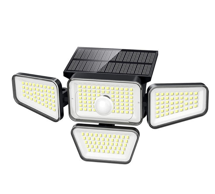 270 LED Sensor de movimento LED à prova d'água Luz de parede solar à prova d'água e fácil de instalar