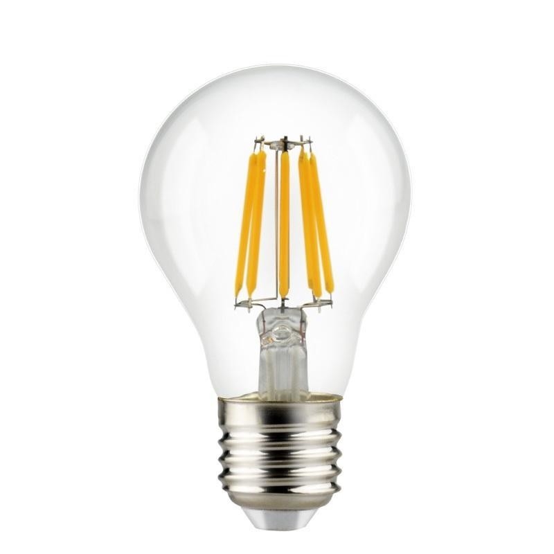 Bomba de filamento LED Edison vintage com alimentação AC 360D 4W 6W 8W E27 B22 CE aprovada