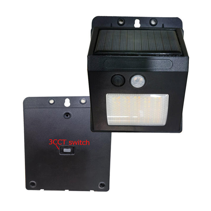 Lâmpada de parede LED de temperatura de cor CCT 3000k/6500k para soluções de iluminação exterior personalizadas