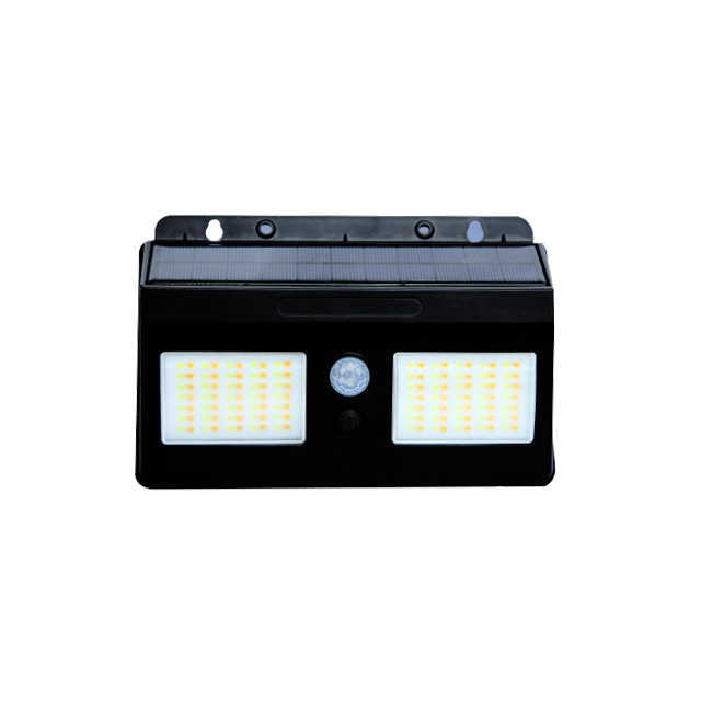 30000 horas de vida útil 400lm 0,5W/1,5W/3W LED Sensor Solar Iluminação de parede para jardim