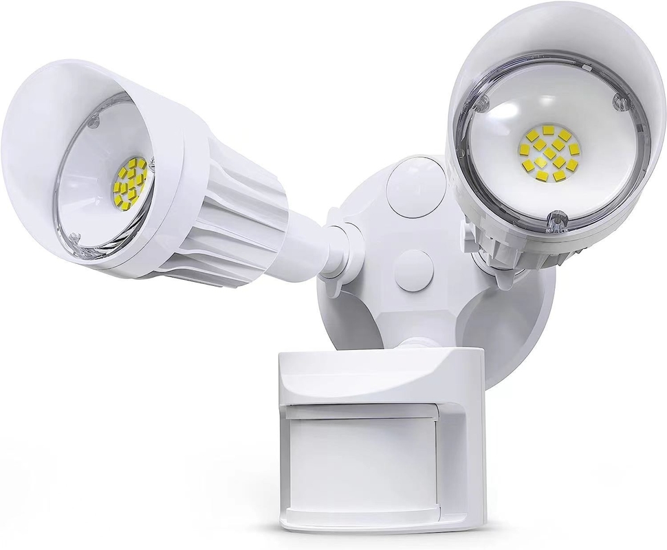 Lâmpada de segurança de sensor de movimento de LED branco IP65 para iluminação exterior