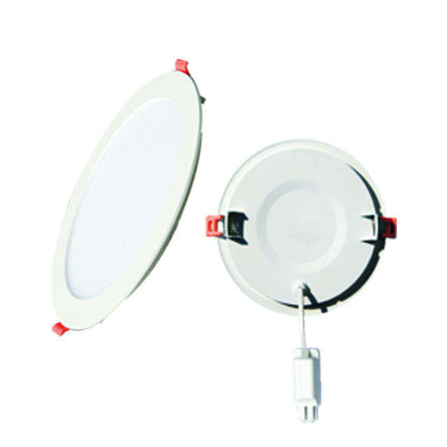 Luzes de painel LED circulares ultrafinas com instalação fácil e design moderno