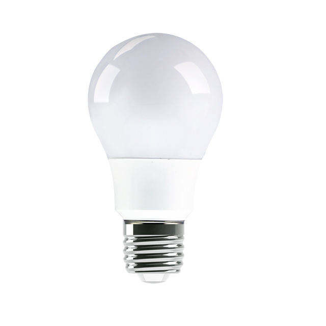 s de ângulo de feixe super grande A60 8w 9w E27 B22 lâmpada LED com dissipador de plástico de alumínio