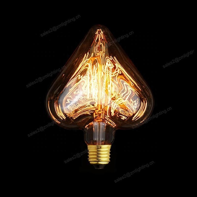 Lâmpada de estilo retro 110v-220v Lâmpada incandescente antiga St64 St58 E26 E27 B22 25w 40w 60w