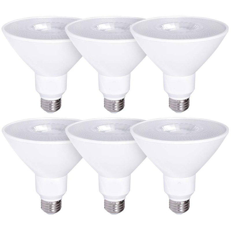 Potência 6 Contagem Branco Frio E26 5000K Luz de Inundação LED lâmpada de iluminação exterior