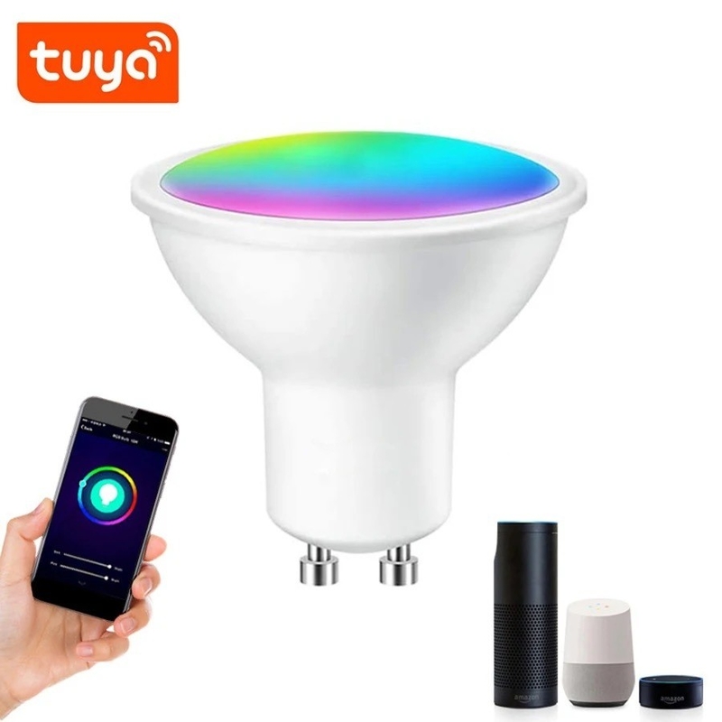 Controle remoto Smart WiFi GU10/MR16 Spot Bulb com Google Alexa e suporte de dimming