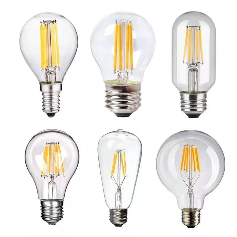 Voltagem de entrada 85-265V E27/B22 4W 6W 8W Vintage Edison lâmpada de filamento LED com 80 Ra